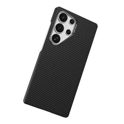 Galaxy S25 Ultra Kılıf M-safe Şarj Özellikli 600D Metal Kamera Çerçeveli Raptic Aramid Fiber Serisi Kılıf