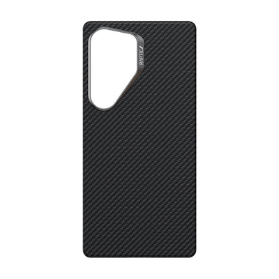 Galaxy S25 Ultra Kılıf M-safe Şarj Özellikli 600D Metal Kamera Çerçeveli Raptic Aramid Fiber Serisi Kapak Siyah