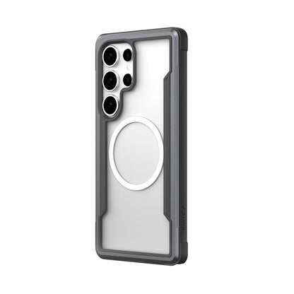 Galaxy S25 Ultra Kılıf M-safe Şarj Özellikli Airbagli Raptic Shield Serisi Şeffaf Arka Yüzey Kılıf