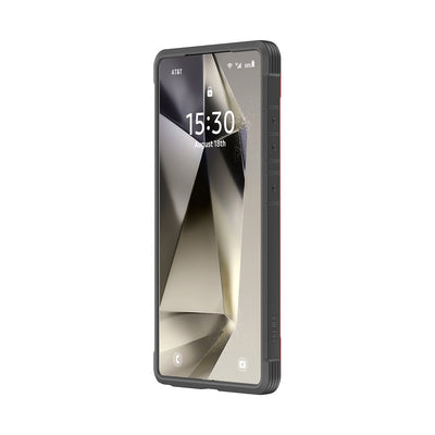 Galaxy S25 Ultra Kılıf M-safe Şarj Özellikli Airbagli Raptic Shield Serisi Şeffaf Arka Yüzey Kapak Colorful