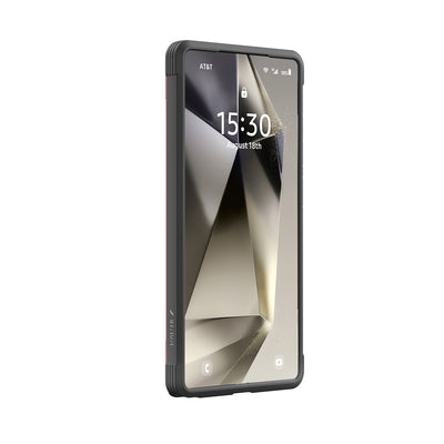 Galaxy S25 Ultra Kılıf M-safe Şarj Özellikli Airbagli Raptic Shield Serisi Şeffaf Arka Yüzey Kapak Colorful