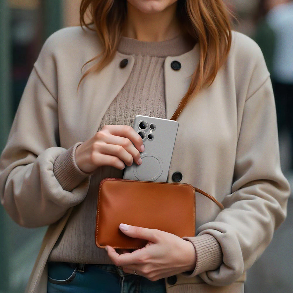 Galaxy S25 Ultra Kılıf M-safe Şarj Özellikli Amazingthing Minimal Air Serisi Kılıf