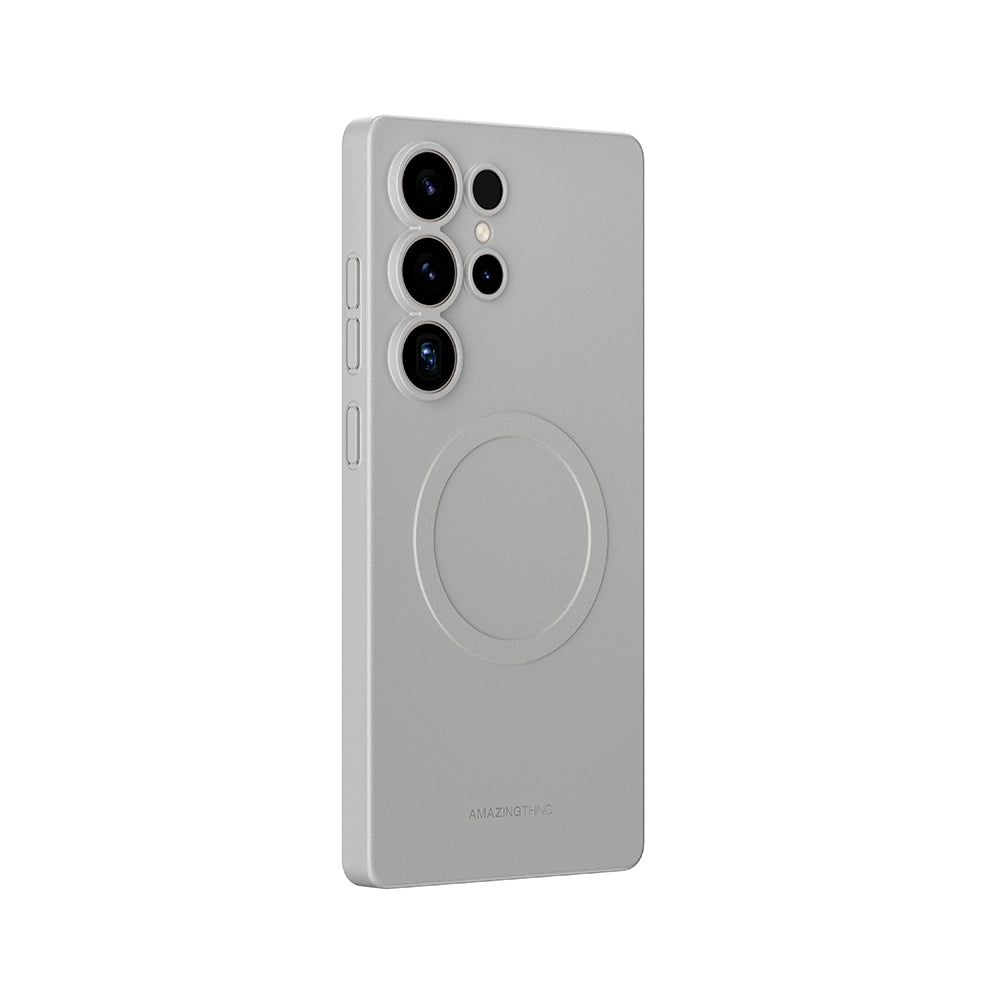 Galaxy S25 Ultra Kılıf M-safe Şarj Özellikli Amazingthing Minimal Air Serisi Kapak Siyah
