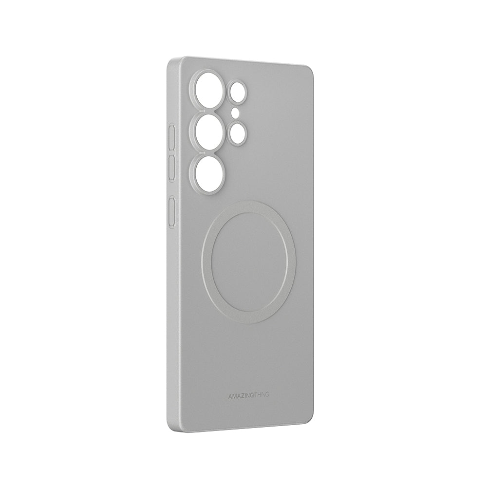 Galaxy S25 Ultra Kılıf M-safe Şarj Özellikli Amazingthing Minimal Air Serisi Kapak Siyah