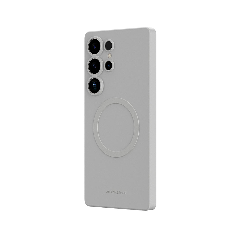 Galaxy S25 Ultra Kılıf M-safe Şarj Özellikli Amazingthing Minimal Air Serisi Kapak Siyah