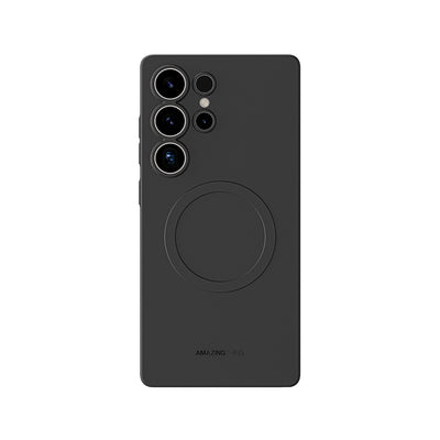 Galaxy S25 Ultra Kılıf M-safe Şarj Özellikli Amazingthing Minimal Air Serisi Kapak Siyah