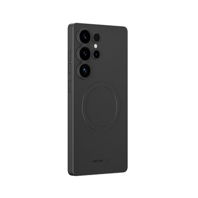 Galaxy S25 Ultra Kılıf M-safe Şarj Özellikli Amazingthing Minimal Air Serisi Kapak Siyah
