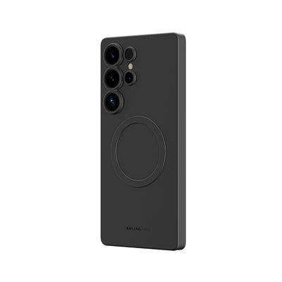 Galaxy S25 Ultra Kılıf M-safe Şarj Özellikli Amazingthing Minimal Air Serisi Kapak Siyah