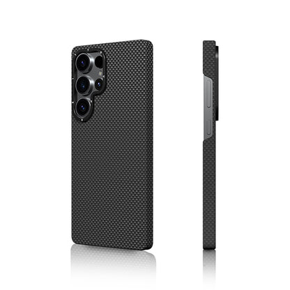 Galaxy S25 Ultra Kılıf M-safe Şarj Özellikli Aramid Fiber Youngkit 1500D Kevlar Extreme Wing Serisi Kılıf