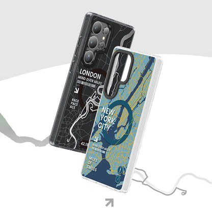 Galaxy S25 Ultra Kılıf M-safe Şarj Özellikli Benks Dynamic City Serisi Kılıf