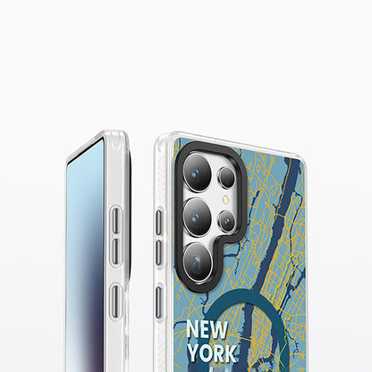 Galaxy S25 Ultra Kılıf M-safe Şarj Özellikli Benks Dynamic City Serisi Kılıf