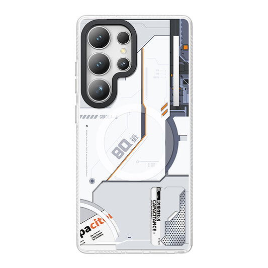 Galaxy S25 Ultra Kılıf M-safe Şarj Özellikli Benks Dynamic Mecha Serisi Kılıf