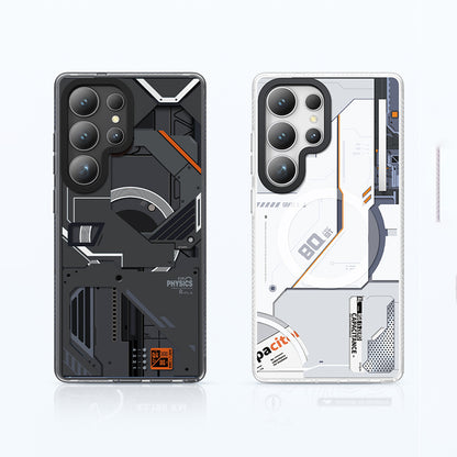 Galaxy S25 Ultra Kılıf M-safe Şarj Özellikli Benks Dynamic Mecha Serisi Kılıf