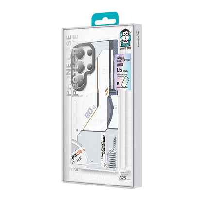 Galaxy S25 Ultra Kılıf M-safe Şarj Özellikli Benks Dynamic Mecha Serisi Kılıf