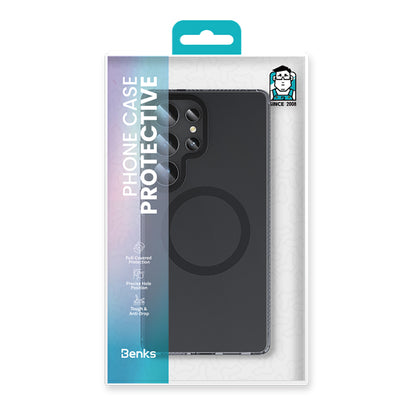 Galaxy S25 Ultra Kılıf M-safe Şarj Özellikli Benks Lucid Armor Kılıf