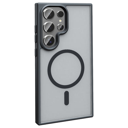 Galaxy S25 Ultra Kılıf M-safe Şarj Özellikli Mat Arka Yüzey Zore Sio Kılıf