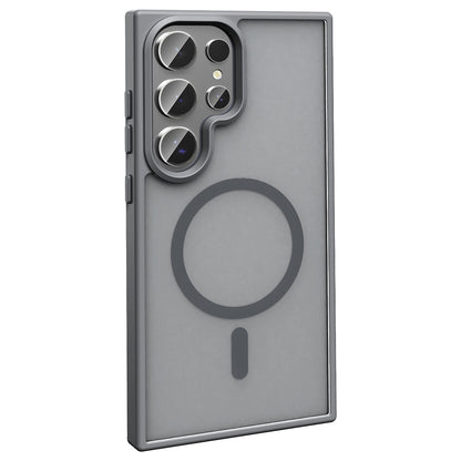 Galaxy S25 Ultra Kılıf M-safe Şarj Özellikli Mat Arka Yüzey Zore Sio Kılıf