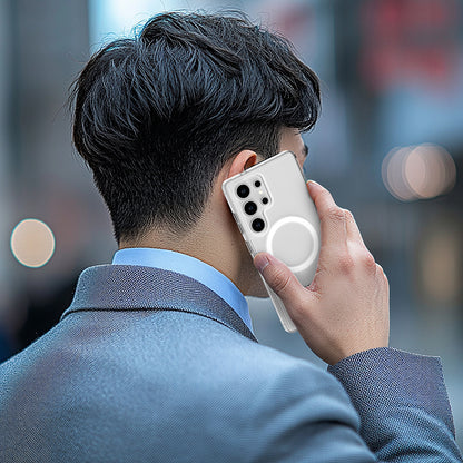 Galaxy S25 Ultra Kılıf M-safe Şarj Özellikli Raptic Crystal M-safe Serisi Şeffaf Kılıf