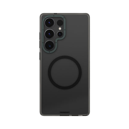 Galaxy S25 Ultra Kılıf M-safe Şarj Özellikli Şeffaf Youngkit Crystal Shield Serisi Kılıf