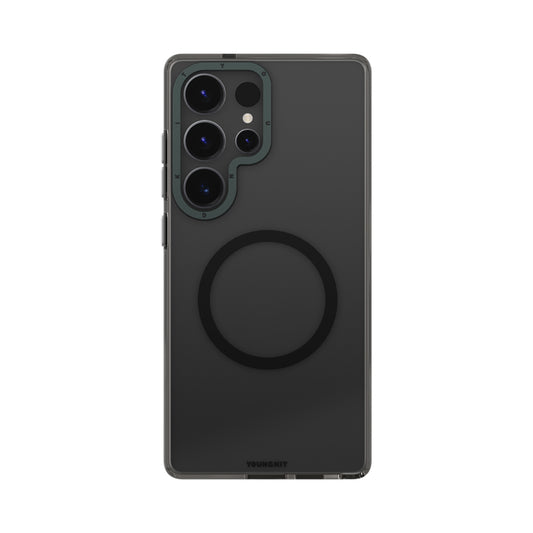 Galaxy S25 Ultra Kılıf M-safe Şarj Özellikli Şeffaf Youngkit Crystal Shield Serisi Kılıf