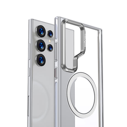 Galaxy S25 Ultra Kılıf M-safe Şarj Özellikli Wlons Standlı Efsane Kılıf