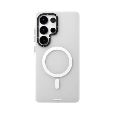 Galaxy S25 Ultra Kılıf Magsafe Şarj Özellikli Youngkit Hidden Sand Serisi Kapak Siyah