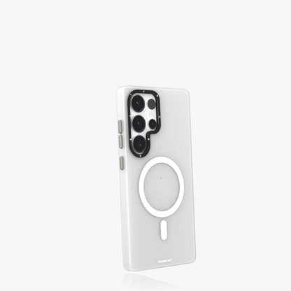 Galaxy S25 Ultra Kılıf M-safe Şarj Özellikli Youngkit Hidden Sand Serisi Kılıf