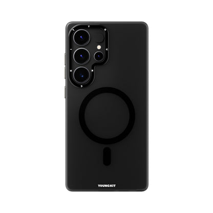 Galaxy S25 Ultra Kılıf M-safe Şarj Özellikli Youngkit Hidden Sand Serisi Kılıf