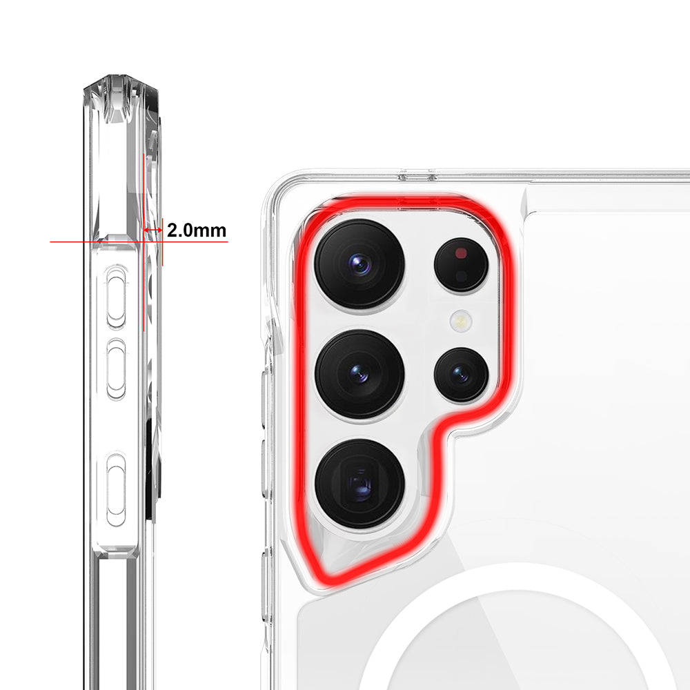 Galaxy S25 Ultra Kılıf Zore M-safe Şarj Özellikli T-Max M-safe Kılıf