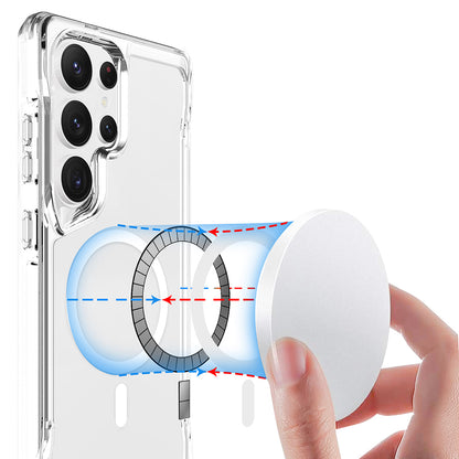 Galaxy S25 Ultra Kılıf Zore M-safe Şarj Özellikli T-Max M-safe Kılıf