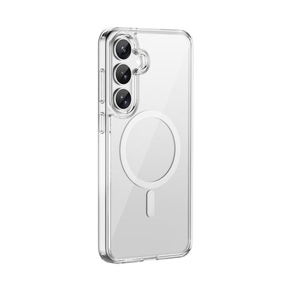 Galaxy S26 Kılıf Wiwu MCC-101 iShield Pro Serisi M-safe Şarj Özellikli Crystal Sert PC Kapak