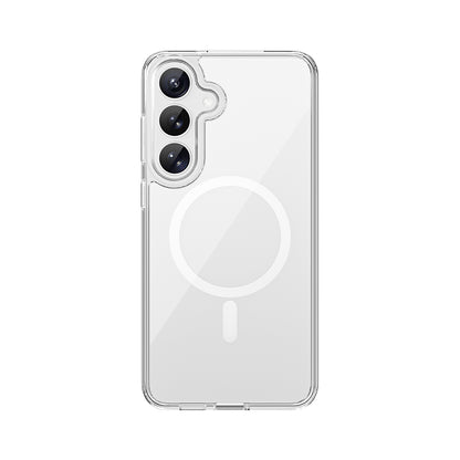 Galaxy S26 Kılıf Wiwu MCC-101 iShield Pro Serisi M-safe Şarj Özellikli Crystal Sert PC Kapak