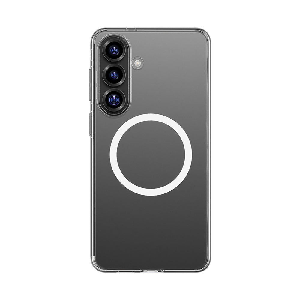Galaxy S26 Plus Kılıf M-safe Şarj Özellikli Benks Magnetik Crystal Serisi Şeffaf Kapak