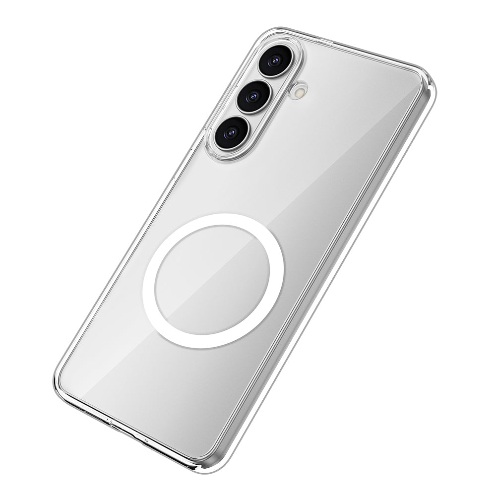 Galaxy S26 Plus Kılıf M-safe Şarj Özellikli Transparan Sert PC Wlons Pita Kapak