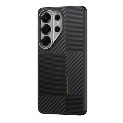 Galaxy S26 Ultra Kılıf M-safe Şarj Özellikli 600D Metal Kamera Çerçeveli Raptic Aramid Dual Serisi Kapak