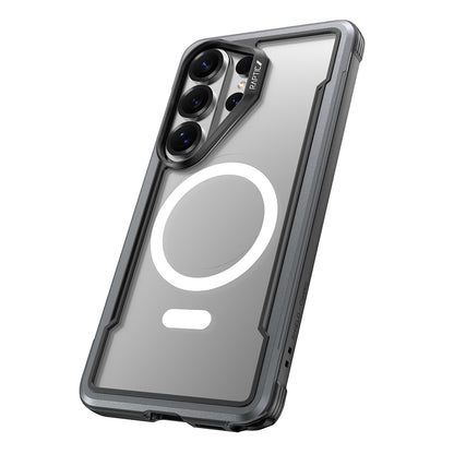 Galaxy S26 Ultra Kılıf M-safe Şarj Özellikli Airbagli Raptic Shield Serisi Şeffaf Arka Yüzey Kapak