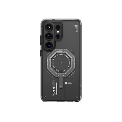 Galaxy S26 Ultra Kılıf Skinarma M-safe Şarj Özellikli Airbag Tasarımlı Magma Kapak