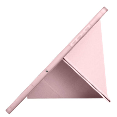 Galaxy Tab A9 Kılıf Zore Tri Folding Kalem Bölmeli Standlı Kılıf Mavi