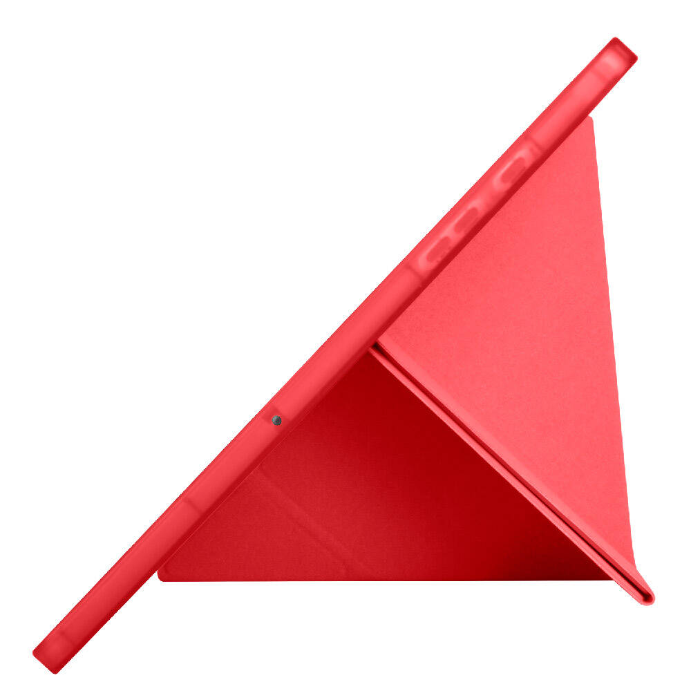 Galaxy Tab A9 Plus Kılıf Zore Tri Folding Kalem Bölmeli Standlı Kılıf Lila