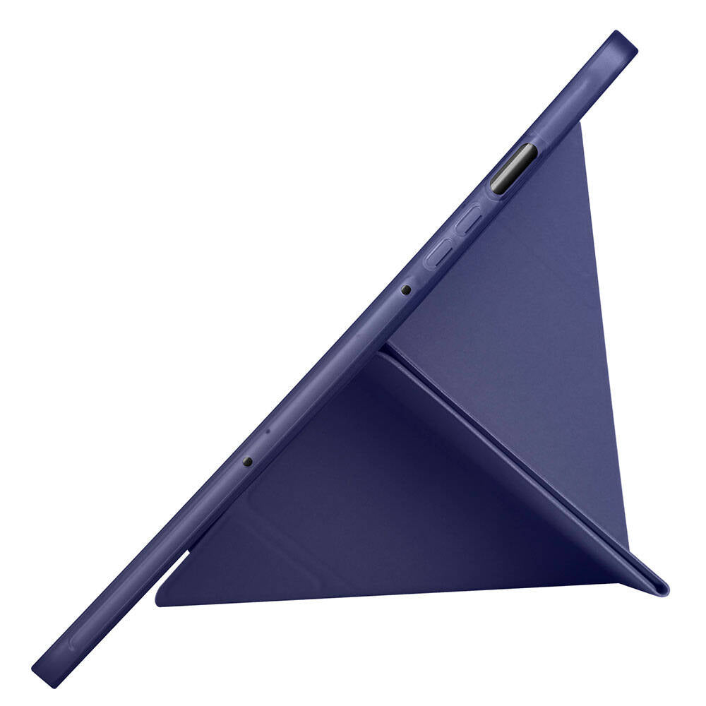 Galaxy Tab S10 FE Kılıf Zore Tri Folding Kalem Bölmeli Standlı Kılıf Mavi