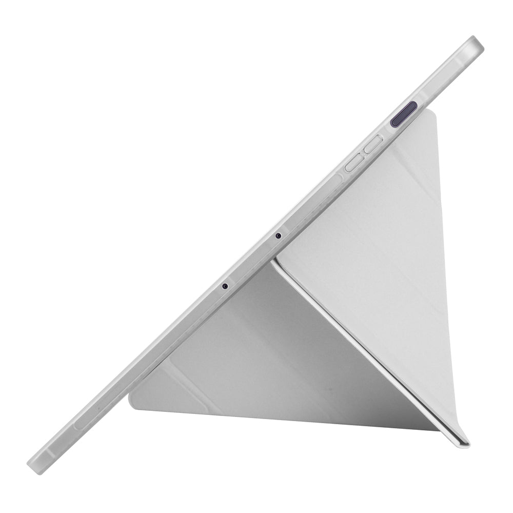 Galaxy Tab S10 FE Plus Kılıf Zore Tri Folding Kalem Bölmeli Standlı Kılıf Siyah