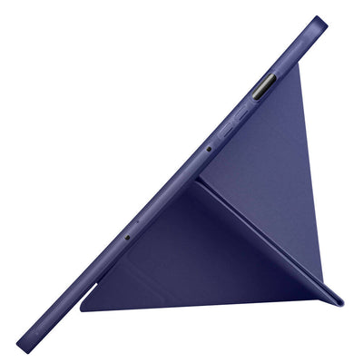 Galaxy Tab S10 Lite Kılıf Zore Tri Folding Kalem Bölmeli Standlı Kılıf Siyah