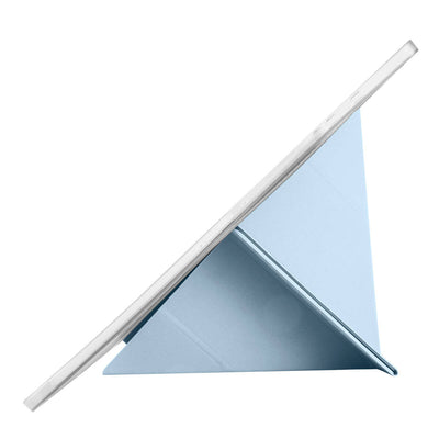 Galaxy Tab S10 Ultra Kılıf Zore Tri Folding Kalem Bölmeli Standlı Kılıf Mavi