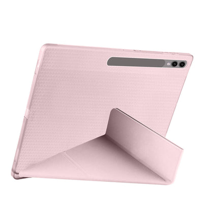Galaxy Tab S10 Ultra Kılıf Zore Tri Folding Kalem Bölmeli Standlı Kılıf Koyu Yeşil