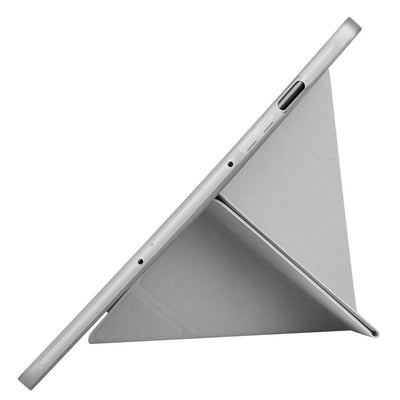 Galaxy Tab S9 FE Kılıf Zore Tri Folding Kalem Bölmeli Standlı Kılıf Siyah