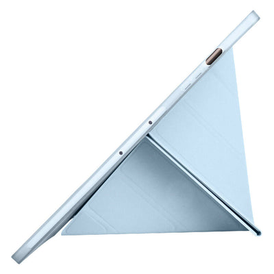 Galaxy Tab S9 FE Plus Kılıf Zore Tri Folding Kalem Bölmeli Standlı Kılıf Yeşil