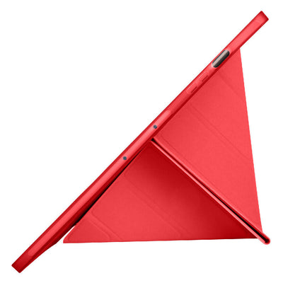 Galaxy Tab S9 FE Plus Kılıf Zore Tri Folding Kalem Bölmeli Standlı Kılıf Mavi