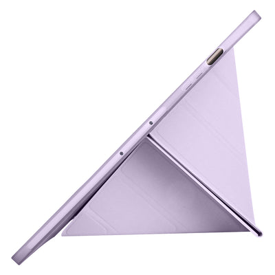 Galaxy Tab S9 FE Plus Kılıf Zore Tri Folding Kalem Bölmeli Standlı Kılıf Yeşil