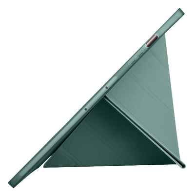 Galaxy Tab S9 Plus Kılıf Zore Tri Folding Kalem Bölmeli Standlı Kılıf Kırmızı