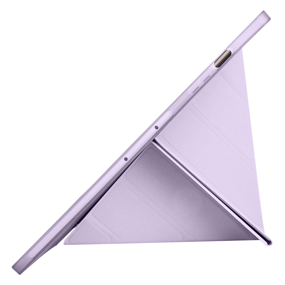 Galaxy Tab S9 Plus Kılıf Zore Tri Folding Kalem Bölmeli Standlı Kılıf Yeşil